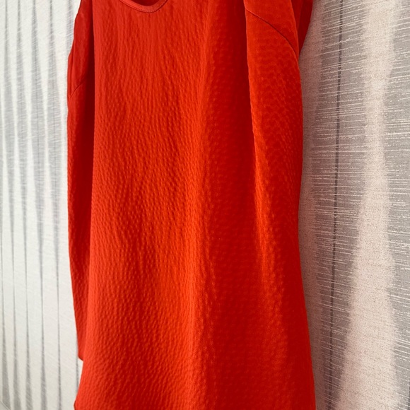 Wilfred 100% silk bright orange cami/tank. size Small - Picture 3 of 5